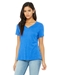Bella + Canvas Ladies' Relaxed Triblend V-Neck T-Shirt - 6415-RE