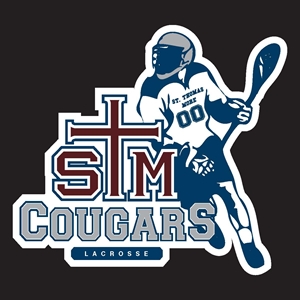 STM Lacrosse Player Decal 